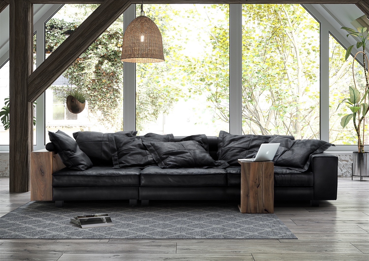 Milieu-Bild des Sofas Al Jazar von Tommy M in Leder